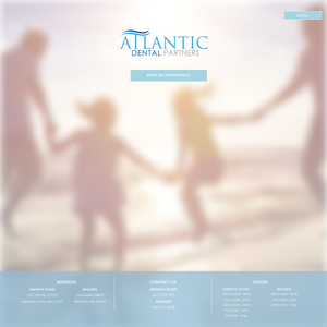 Atlantic Dental Partners website screenshot