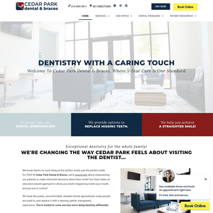 Rock Point Family Dentistry website screenshot