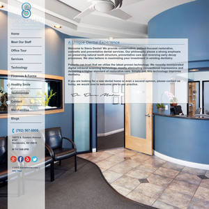 Siena Dental website screenshot