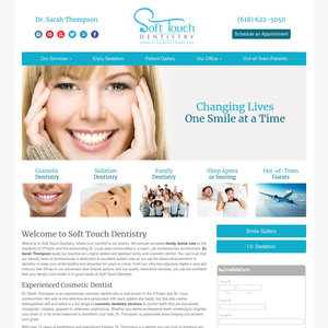 Soft Touch Dentistry website