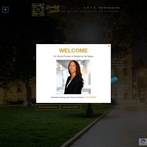 Dentists on the Square website screenshot
